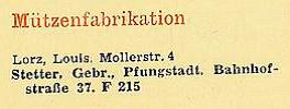 Adressbuch 1949