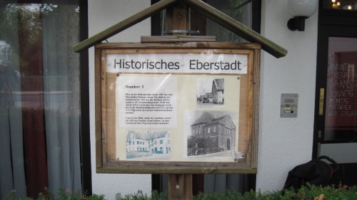 Gedenktafel für die Synagoge in Eberstadt (2016)