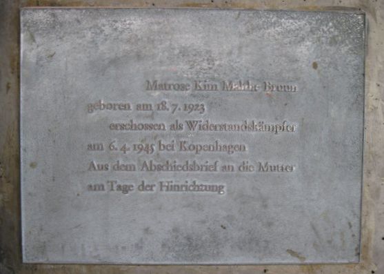 Gedenktafel für Kim Malthe Bruun (2014)