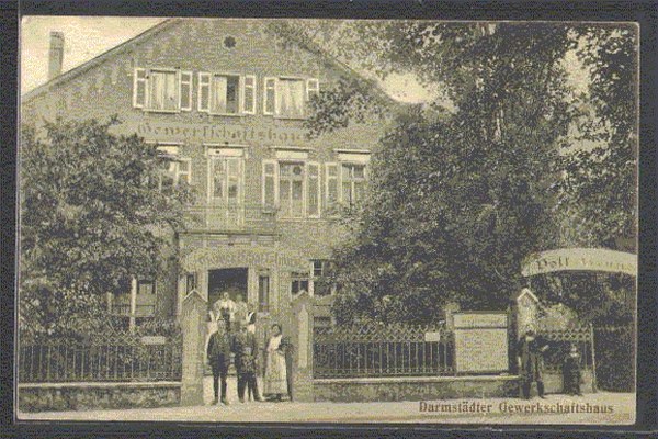 Gewerkschaftshaus in der Bismarckstraße 19 (1914)