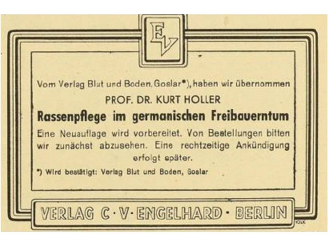 Anzeige aus dem Brsenblatt