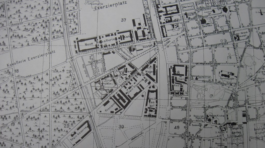 Kasernengelände Holzhofallee-Eschollbrücker-Heidelbergerstraße (1927)