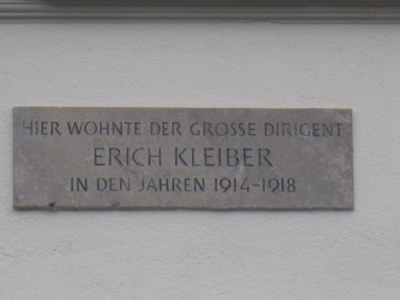 Gedenktafel Kleiber
