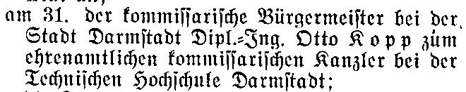 Ernennung