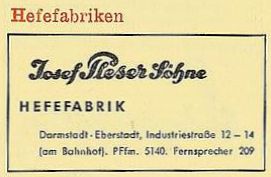 Werbung im Adressbuch 1949