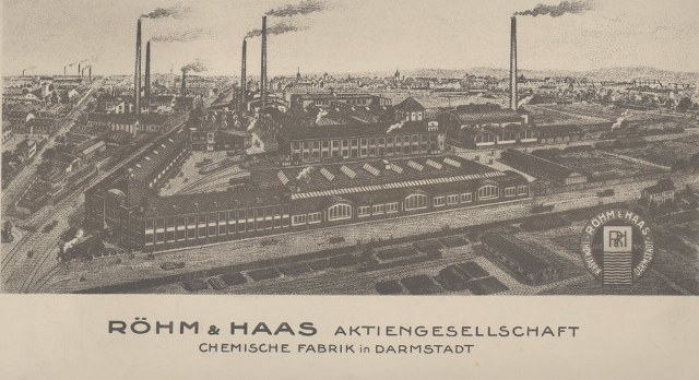 Röhm & Haas Werk Darmstadt 1922/23