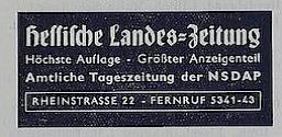 Anzeige Hess. Landeszeitung