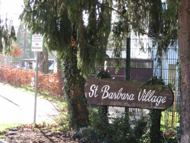 St. Barbara Siedlung, Eingang, 2012